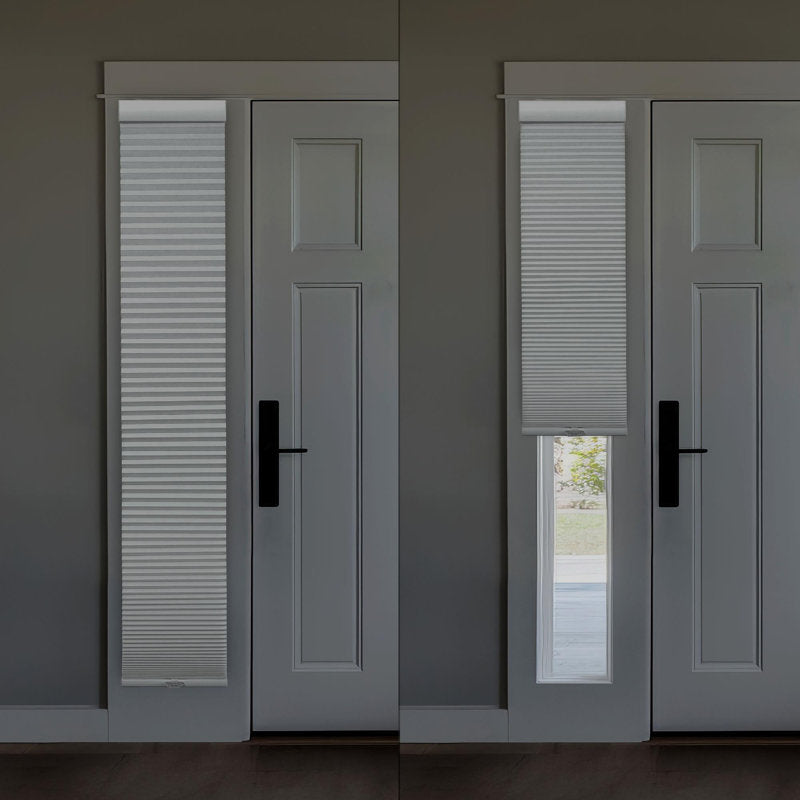 Blackout Cellular Sidelight Shade - Cordless Honeycomb Entry Blind