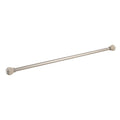 3ft Straight Tension Shower Curtain Rod - Brushed Nickel Finish