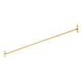 66-Inch Straight Shower Curtain Rod - Solid Brass for Walk-In Showers