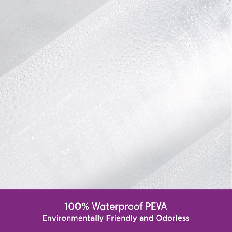 PEVA Shower Liner - Waterproof Antimicrobial - Bathroom Curtain Liner