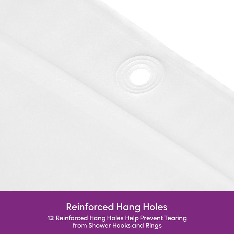 PEVA Shower Liner - Waterproof Antimicrobial - Bathroom Curtain Liner