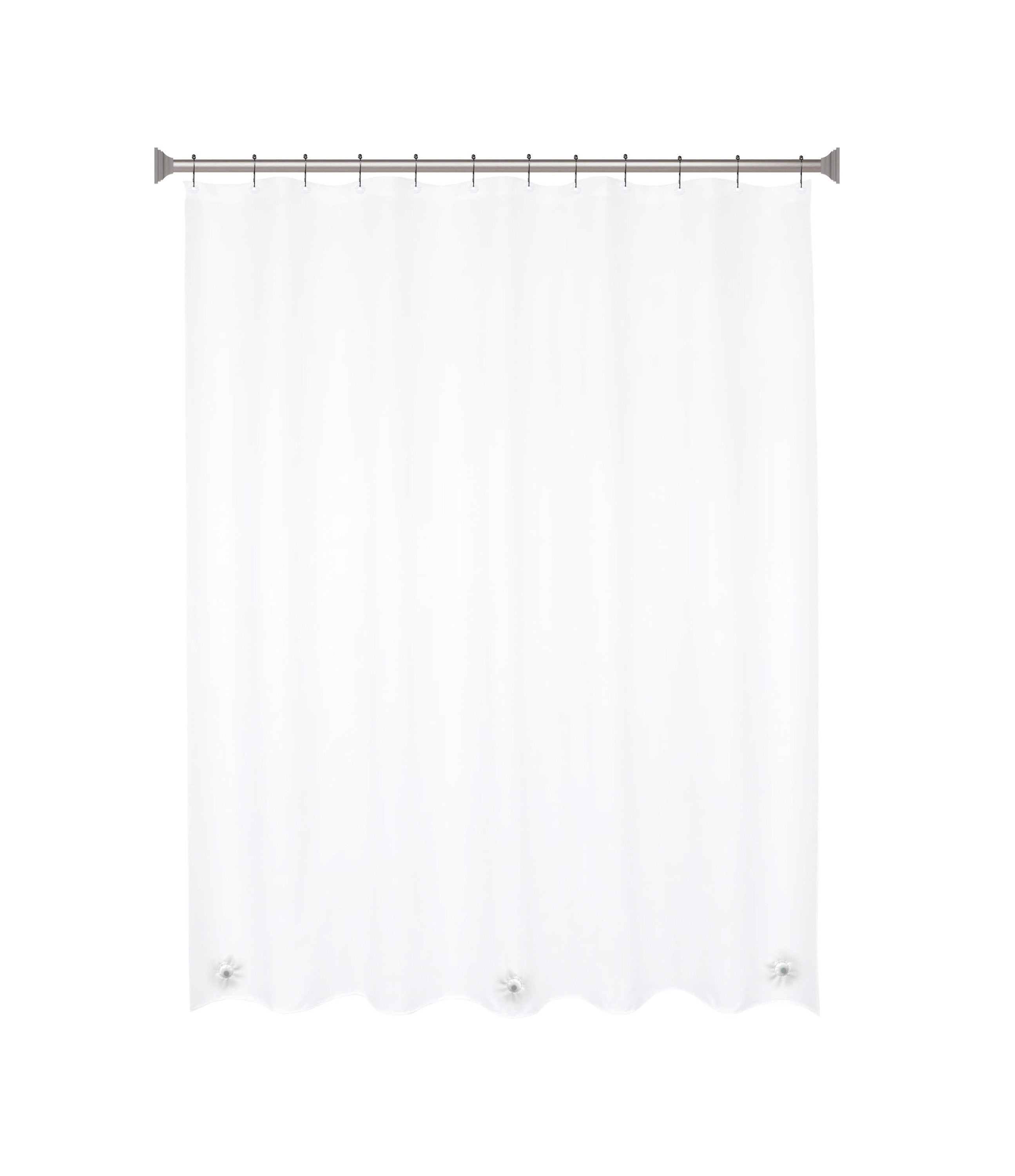 PEVA Shower Liner - Waterproof Antimicrobial - Bathroom Curtain Liner