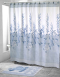 Avanti Caicos Sea Turtle Shower Curtain - Blue Cotton Blend Decor