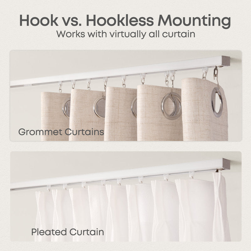 Aluminum Ceiling Mount Curtain Track Set for Room Dividers