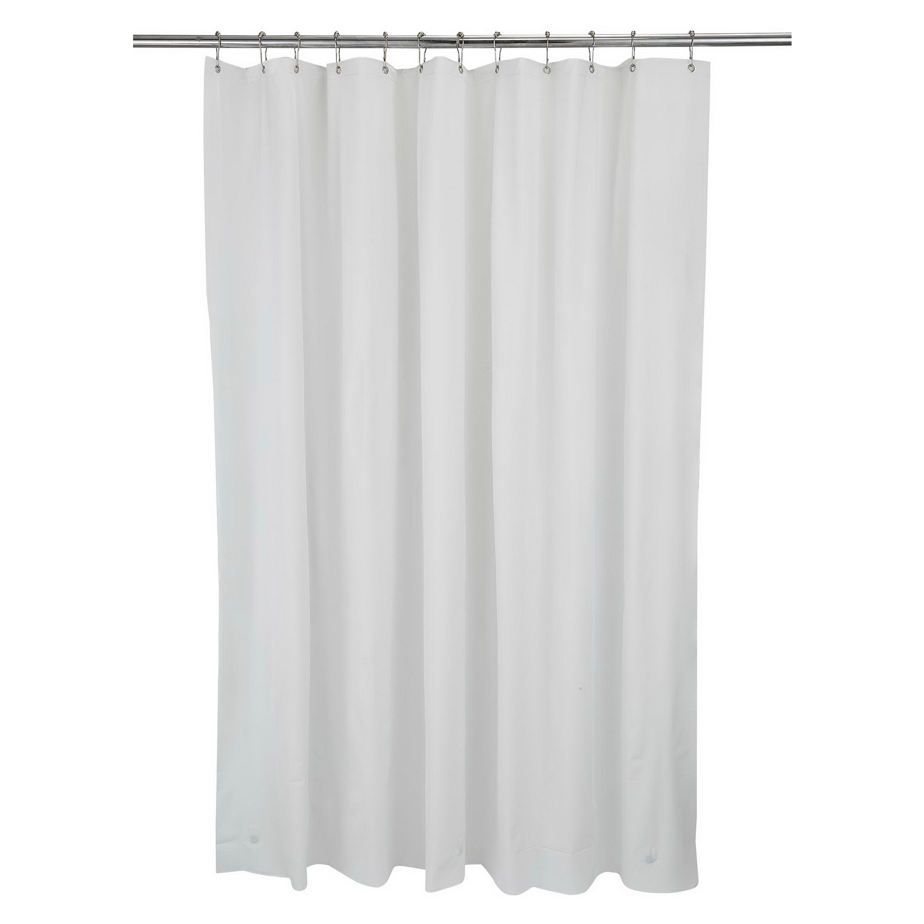 Falko Waterproof Shower Curtain Liner with Weighted Hem & Grommets