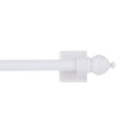 Adjustable Magnetic Curtain Rod, 7/16" Steel for Metal Doors 16-28"