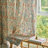 Cotton Blend Floral Room Darkening Curtains - Pinch Pleat Set of 2