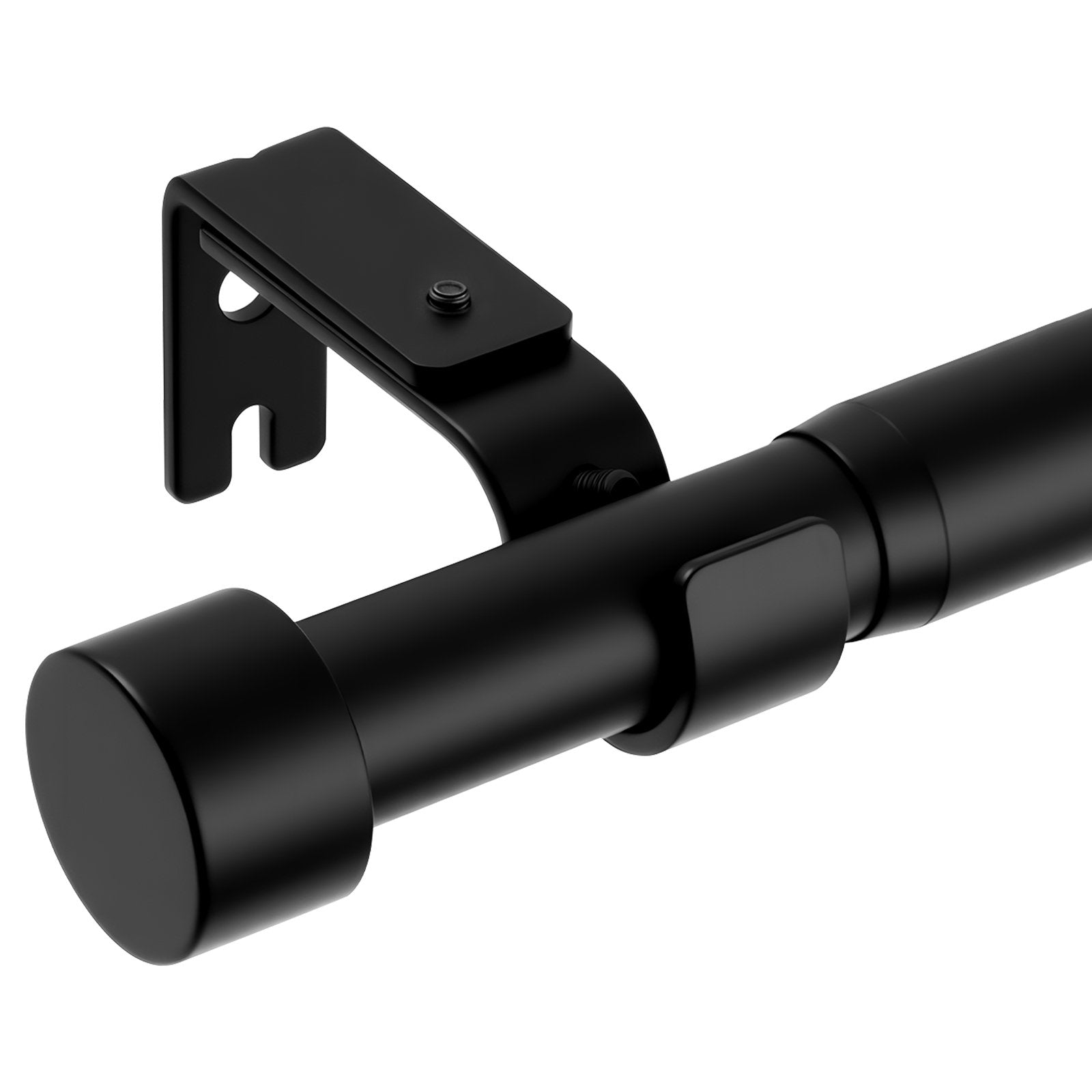 1" Modern Aluminum Adjustable Curtain Rod - Indoor/Outdoor