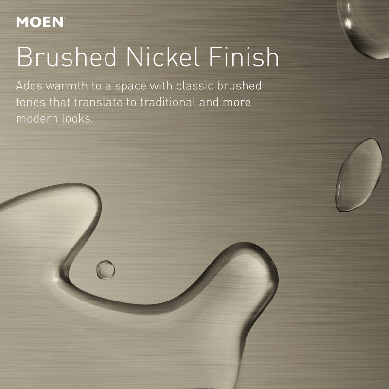 Moen Adjustable Tension Shower Rod - Brushed Nickel 44-72"