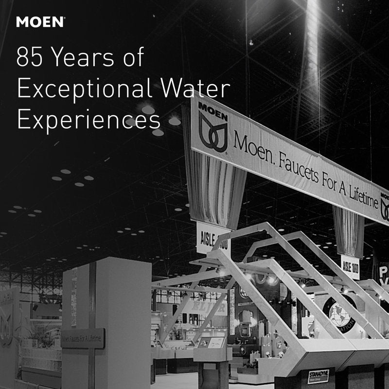Moen Adjustable Tension Shower Rod - Brushed Nickel 44-72"