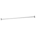 Moen 60-Inch Straight Fixed Shower Rod, Matte Black, 5-Foot Tub