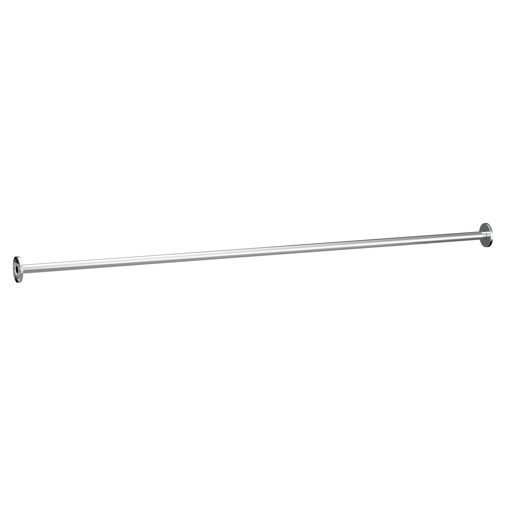 Moen 60-Inch Straight Fixed Shower Rod, Matte Black, 5-Foot Tub