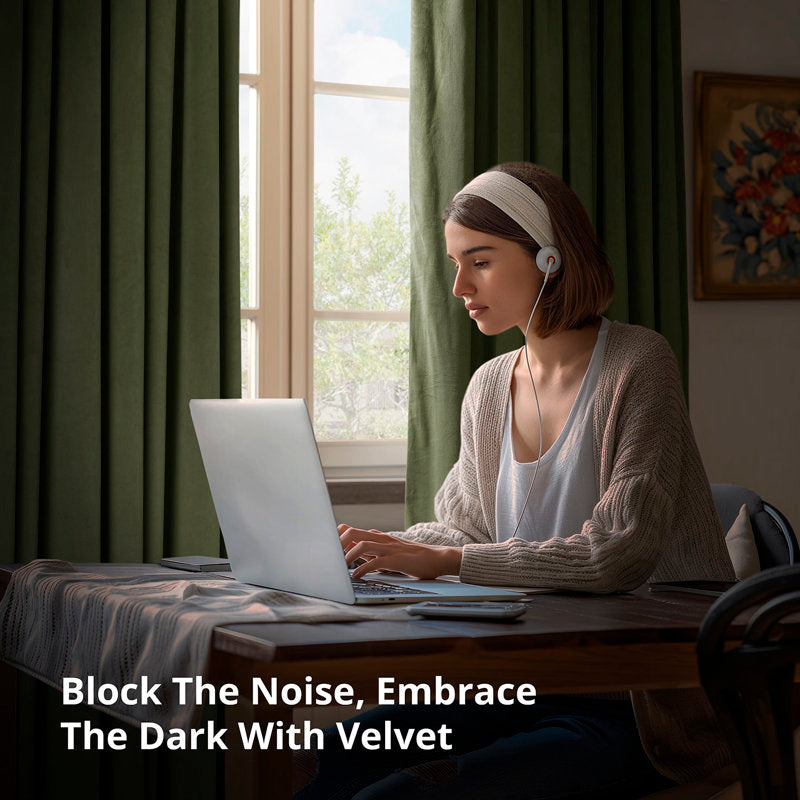 Olivia Velvet Blackout Curtain | Thermal Insulating Window Panel