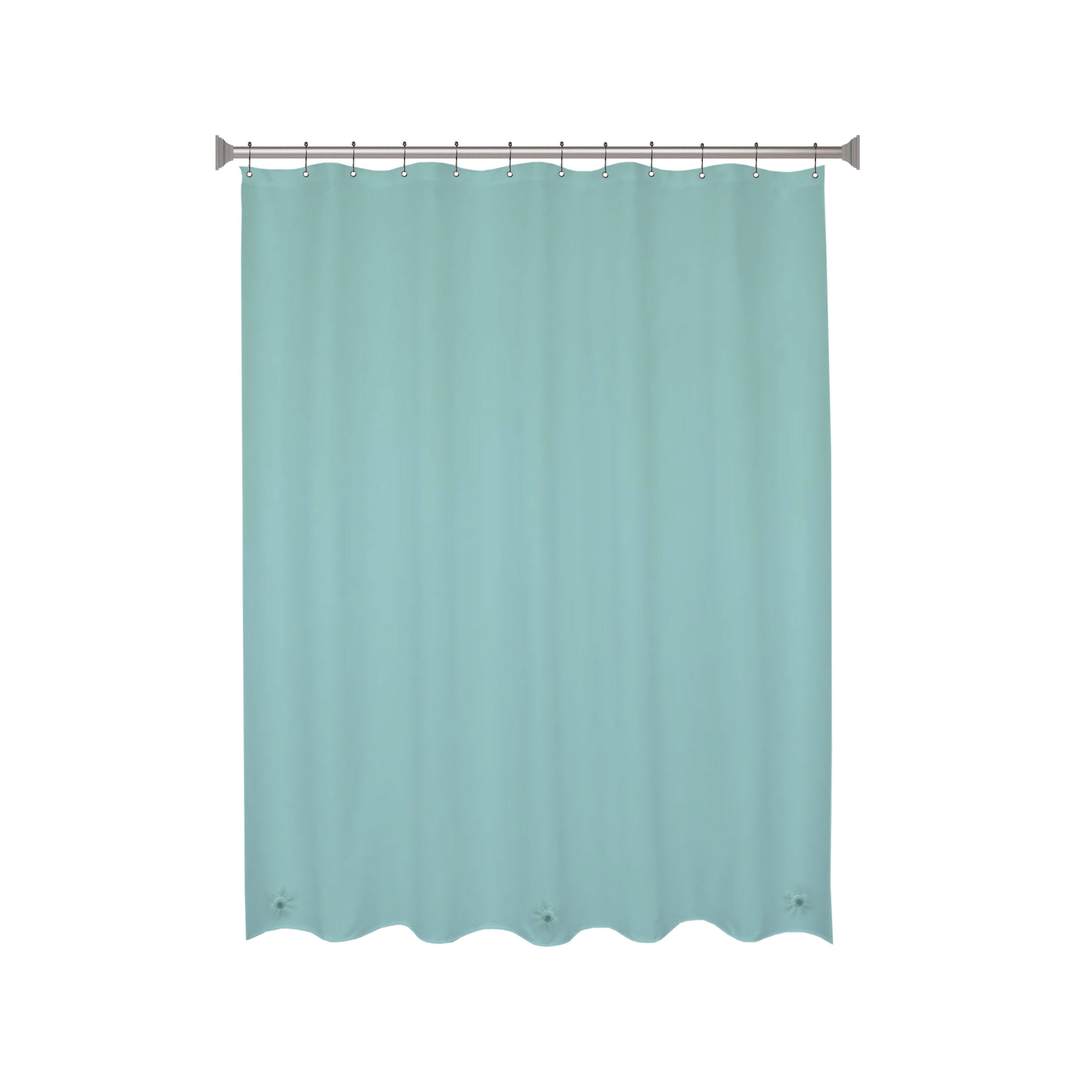 Waterproof Plastic Shower Curtain Liner - Teal Bathroom Essential