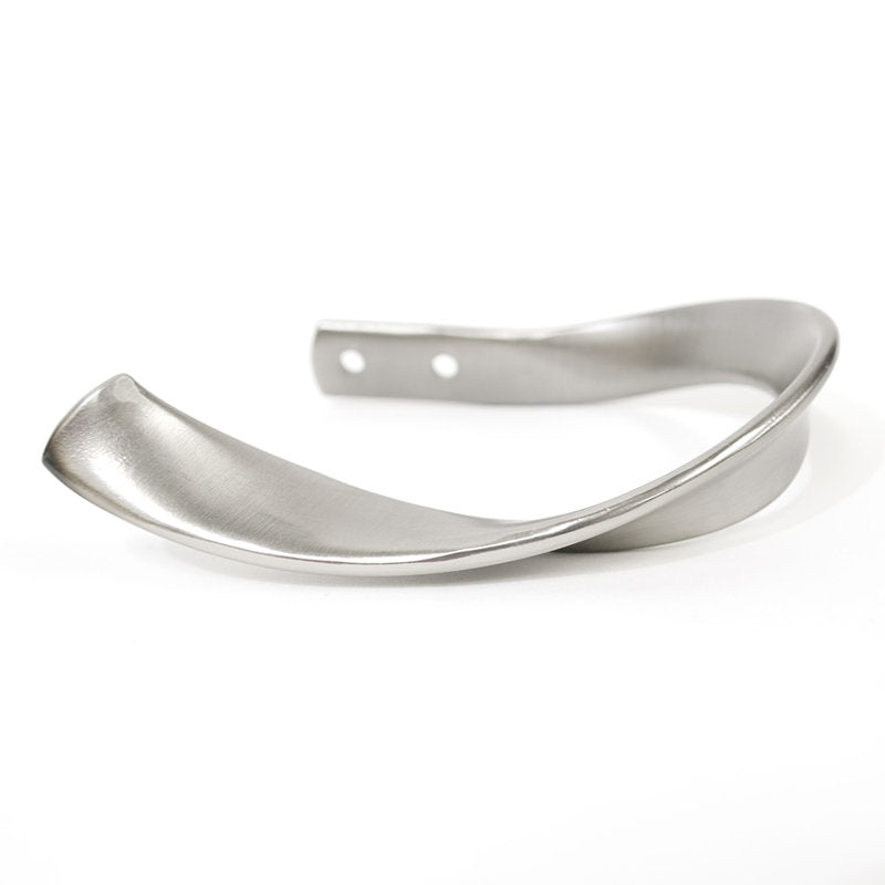 Metal Curtain Holdbacks Set of 2 - Brushed Nickel Drapery Hooks