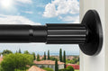 51-165" Tension Curtain Rod - Heavy Duty Stainless Steel No-Drill