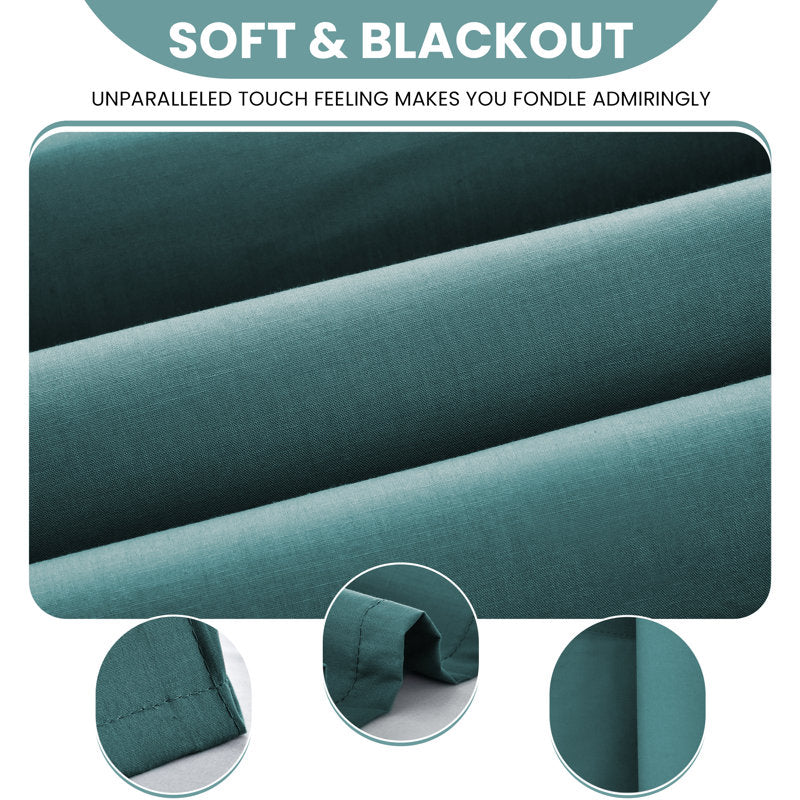 Timiko Thermal Insulated Blackout Curtain Panels for Bedroom