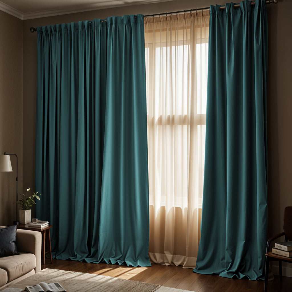 Timiko Thermal Insulated Blackout Curtain Panels for Bedroom