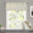 Pinch Pleat Linen Textured Kitchen Valance - Light Filtering